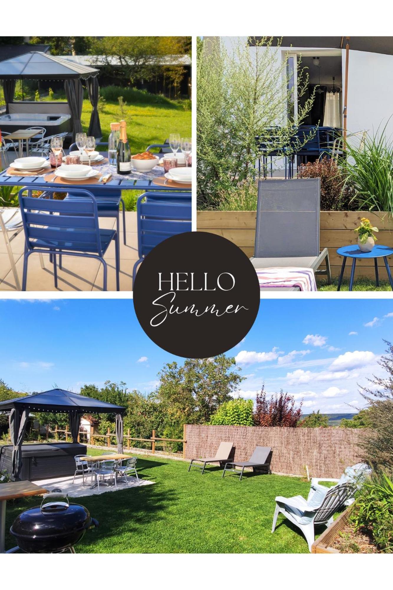 Le Cemarose: Spa, Jardin, Terrasse Et Jolie Vue Au Coeur D'Épernay Eksteriør billede