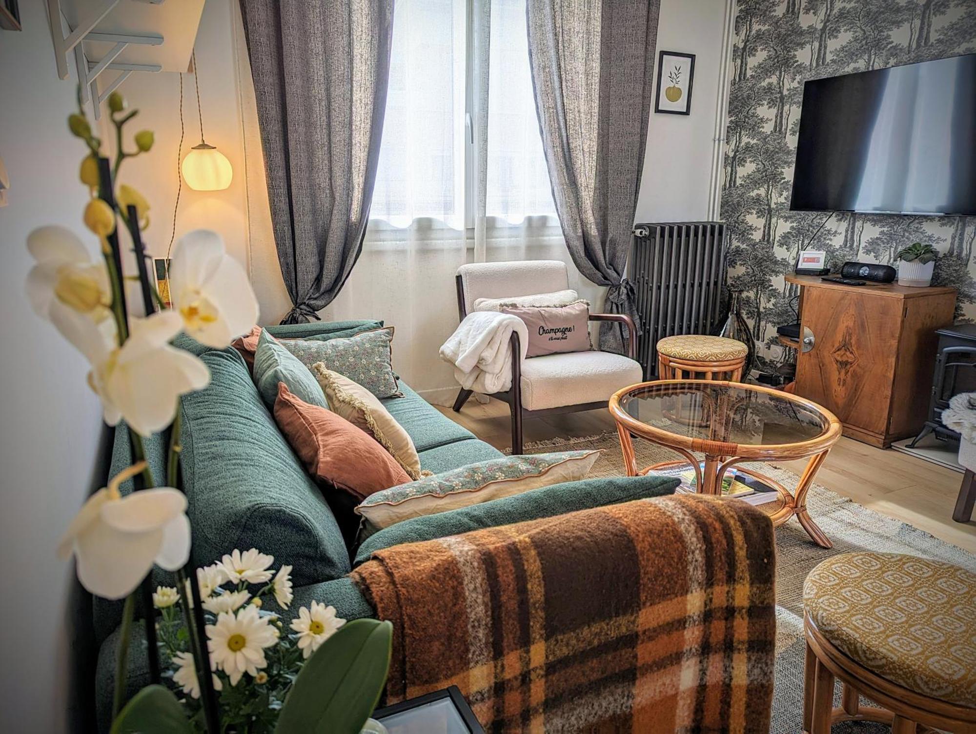 Le Cemarose: Spa, Jardin, Terrasse Et Jolie Vue Au Coeur D'Épernay Eksteriør billede