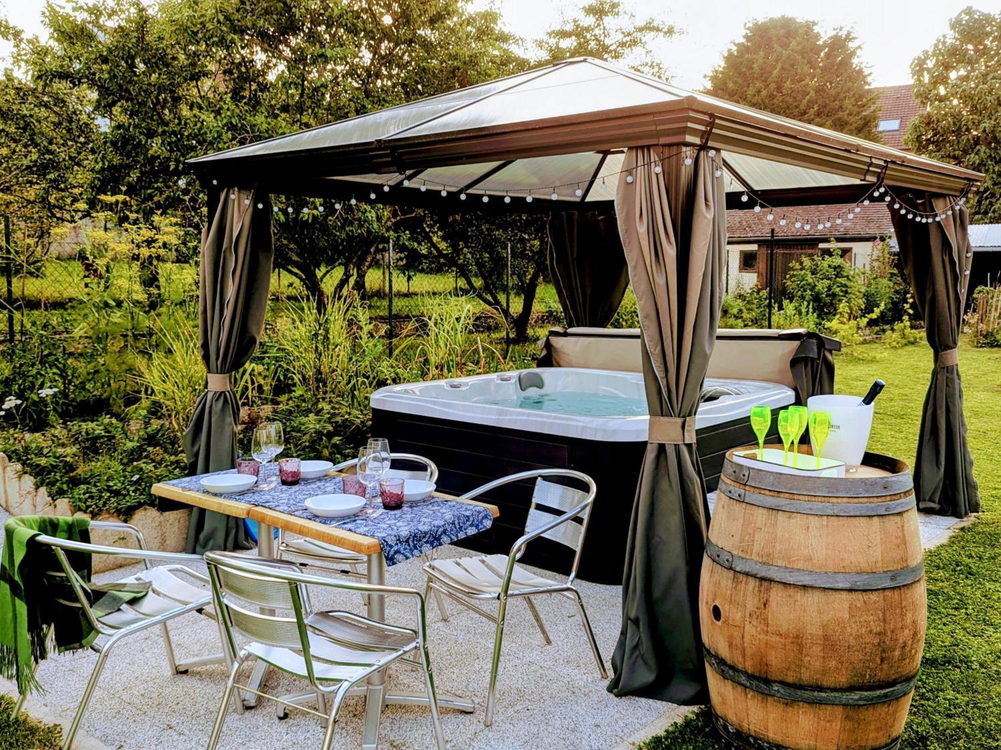 Le Cemarose: Spa, Jardin, Terrasse Et Jolie Vue Au Coeur D'Épernay Eksteriør billede